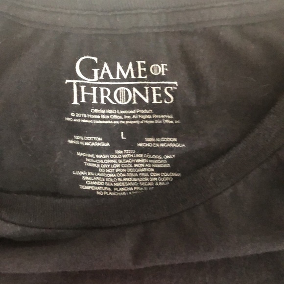 Game Of Thrones Red Dragon Shirt, Size Large - Picture 5 of 5
